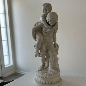 Elegant White Porcelain Sculpture